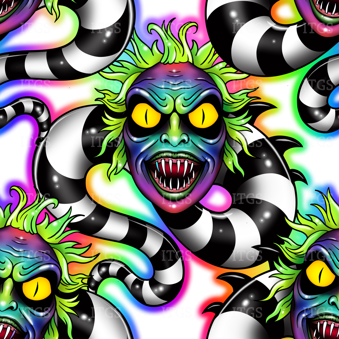 Preorder - Clear Design Wormy Twist Green Glow