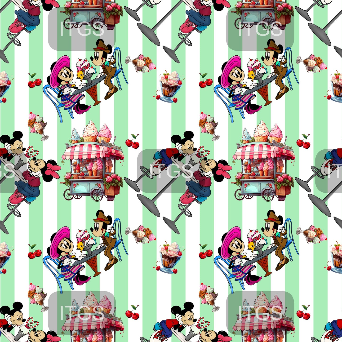 Old School Parlor Love - Mint - Exclusive