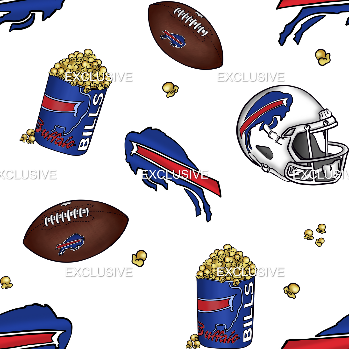 Preorder - Clear Design Football Season Buffalo Mania 2