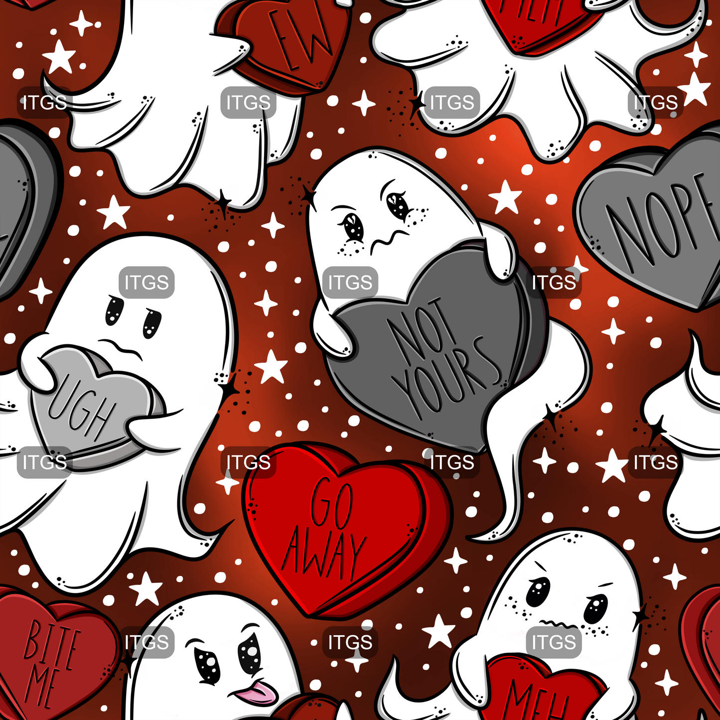 Grumpy Love Boo - Dark