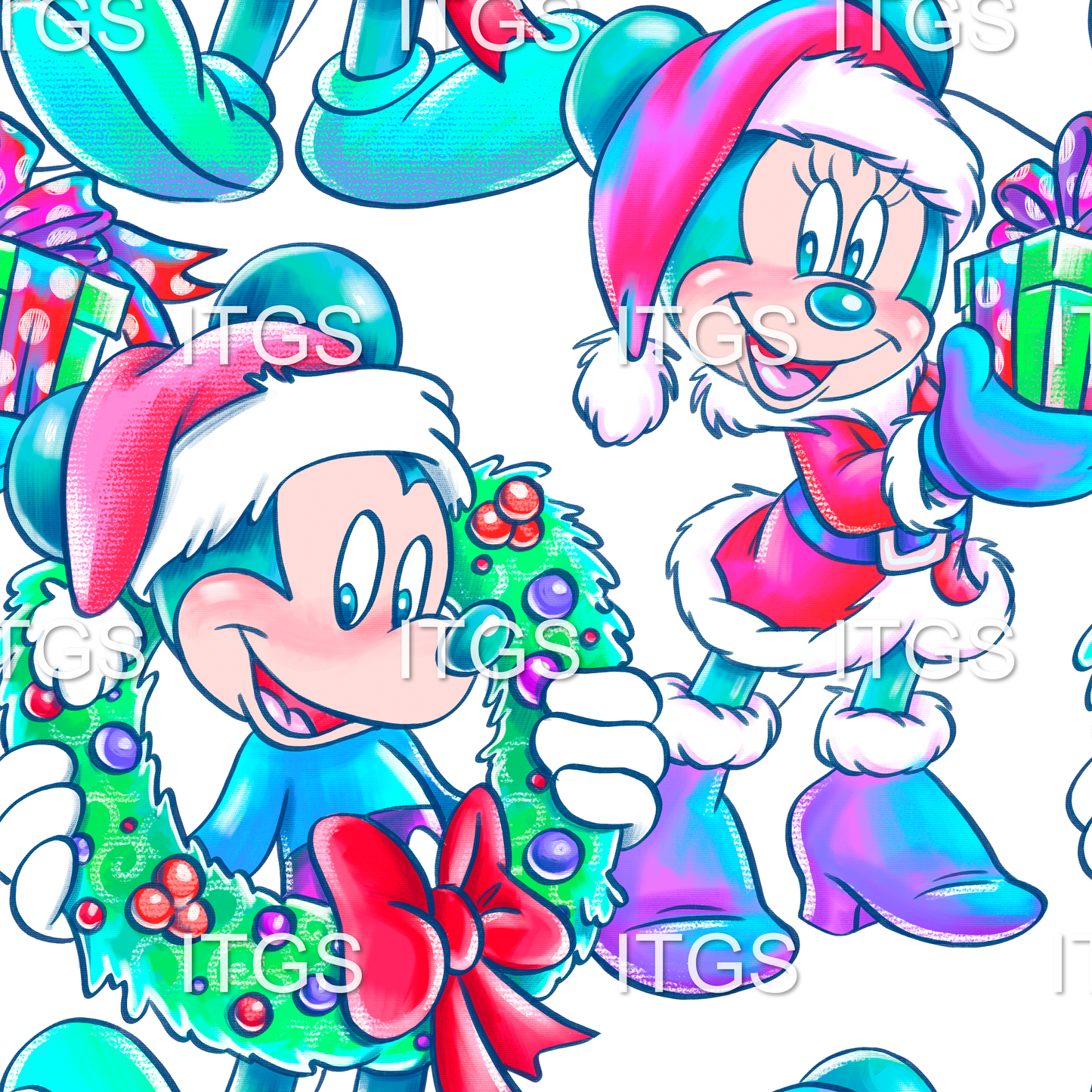 Preorder - Clear Design Pastel Christmas Pals