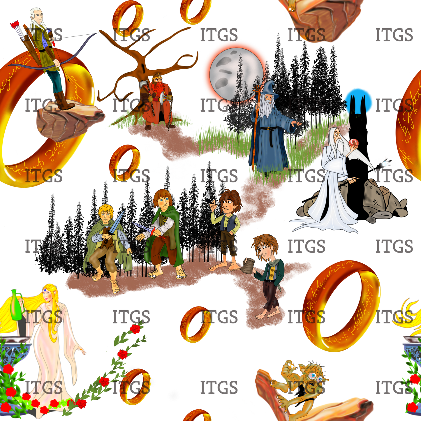 Preorder - Clear Design Hobbit And Heros