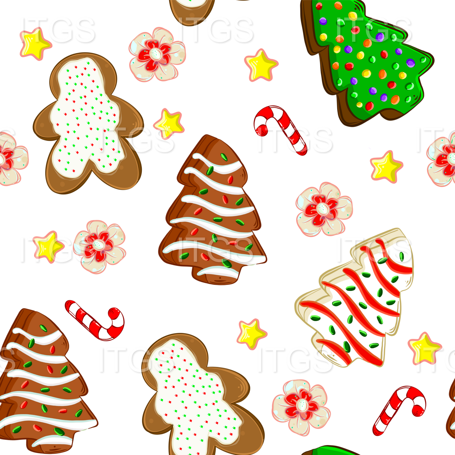 Preorder - Clear Design Holiday Cookies