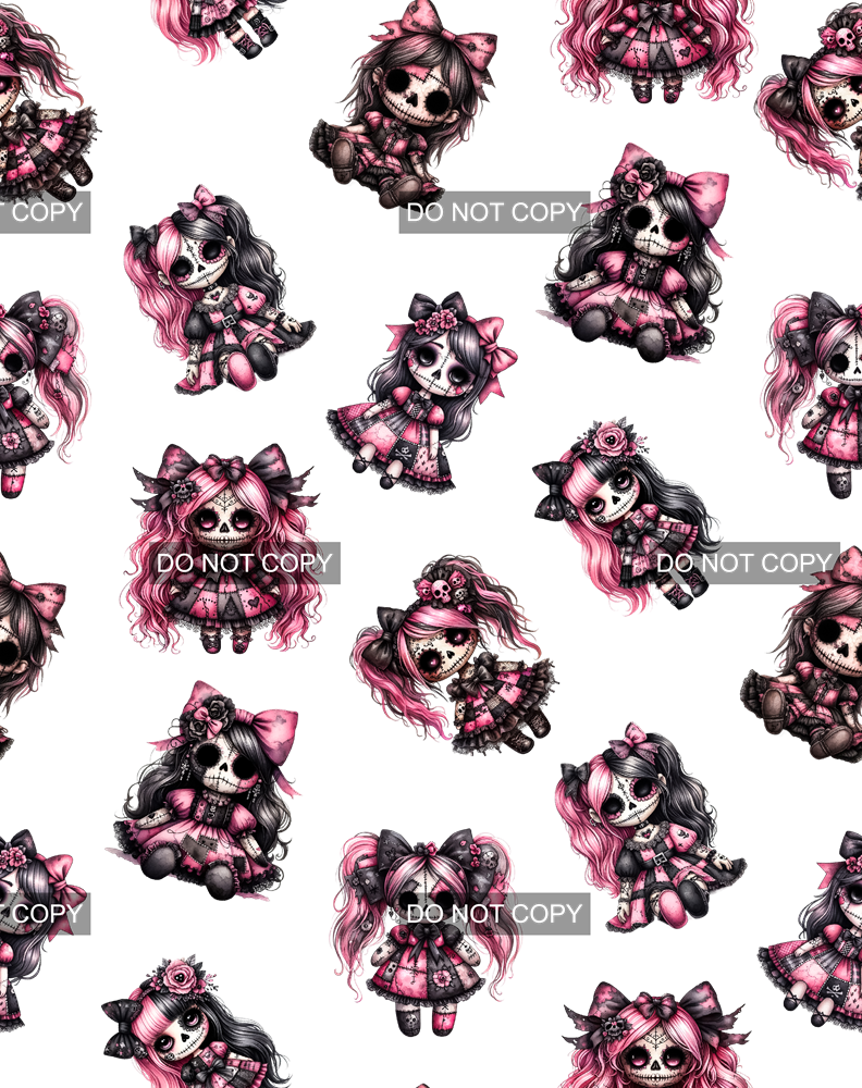 Preorder - Clear Design Scared Sweeties