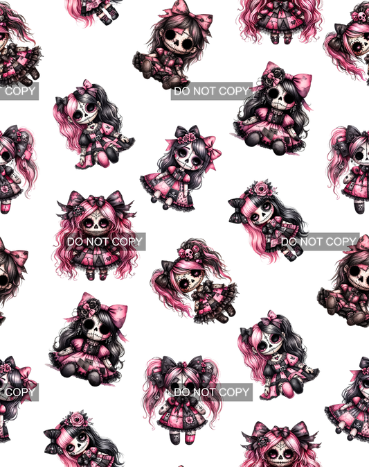 Preorder - Clear Design Scared Sweeties