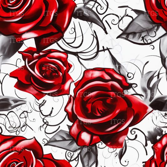 Preorder - Clear Design Ruby Roses 2