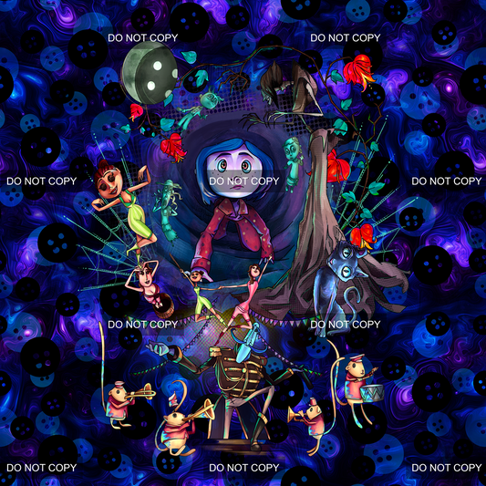 Button Girl Adventure Blanket 1