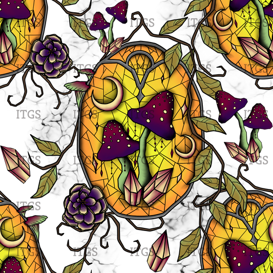 Preorder - Clear Design Stained Mushrooms