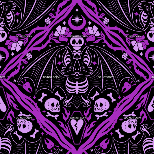 Bat Menagerie - Purple