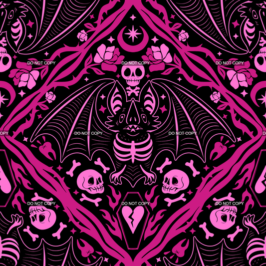 Bat Menagerie - Magenta