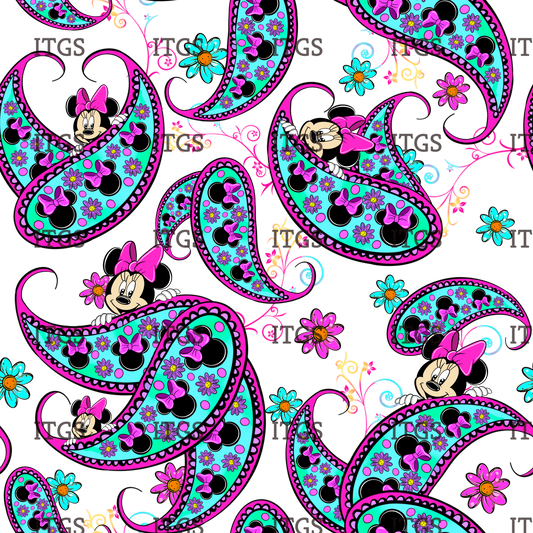 Preorder - Clear Design Paisley Mouse