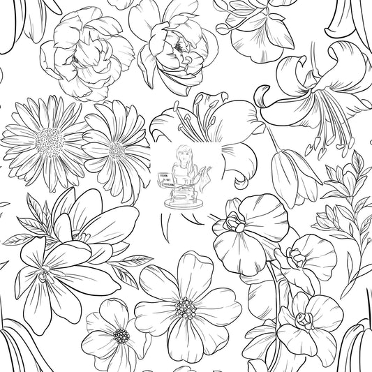 Preorder - Clear Design Peek A Boo Garden Floral 1