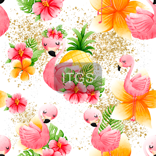 Preorder - Clear Design Shy Flamingo