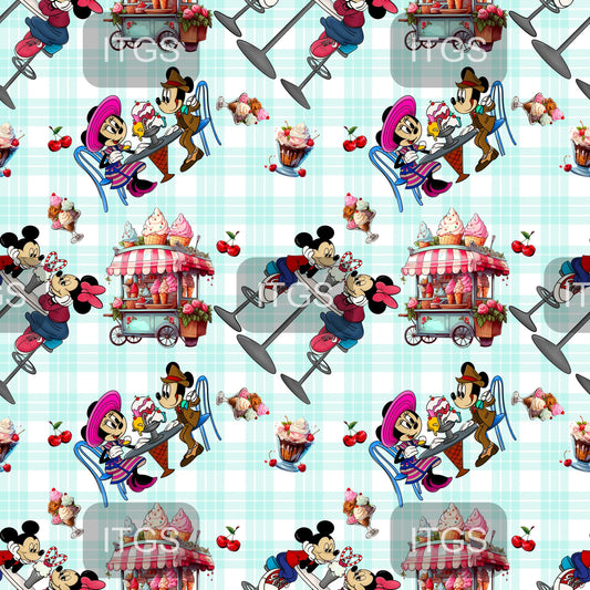 Old School Parlor Love - Blue - Exclusive