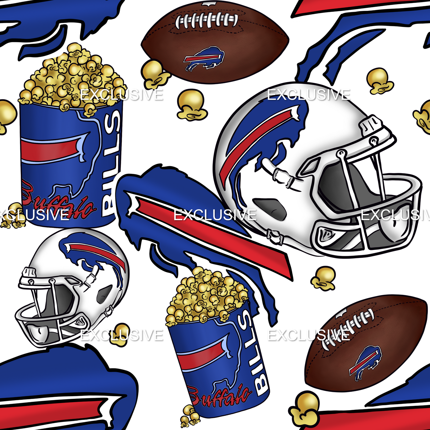 Preorder - Clear Design Football Season Buffalo Mania 1