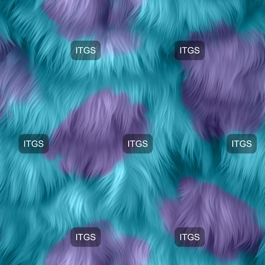 Blue Monster Fur