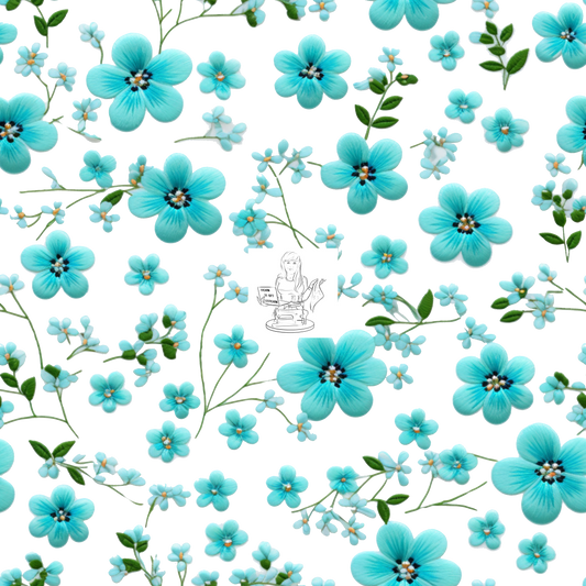 Preorder - Clear Design Baby Blue Beauties