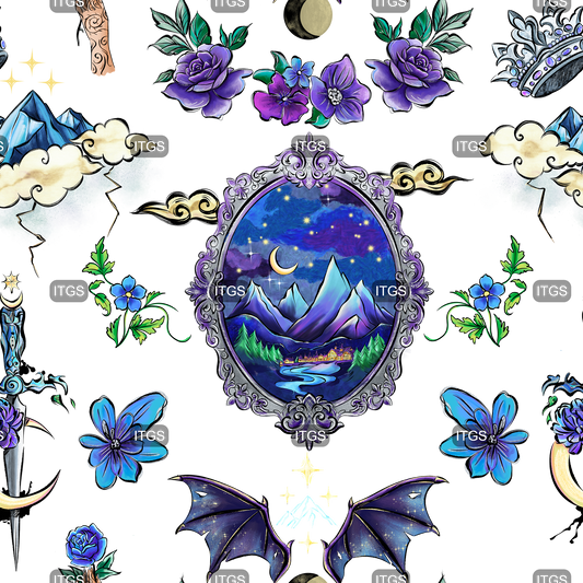 Preorder - Clear Design Thorns And Roses 8