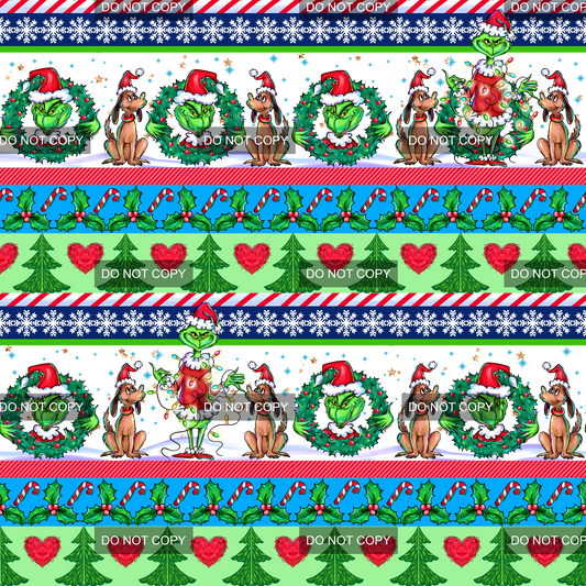 Preorder - Clear Design Green Christmas 8