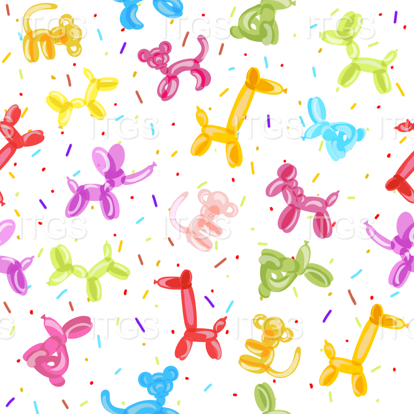 Preorder - Clear Design Balloon Zoo