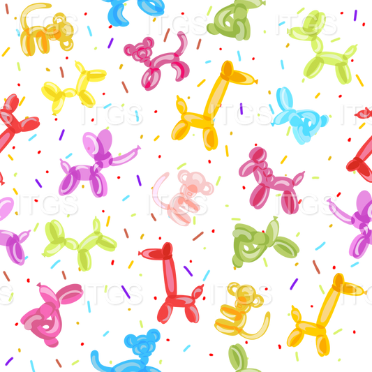 Preorder - Clear Design Balloon Zoo