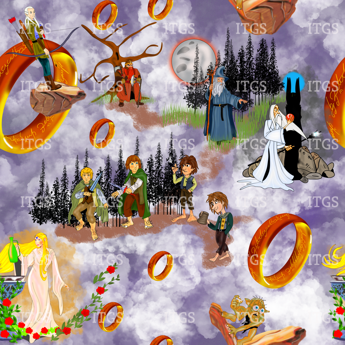 Preorder- Hobbits and Heros - Exclusive – Itchin To Get Stitchin 2