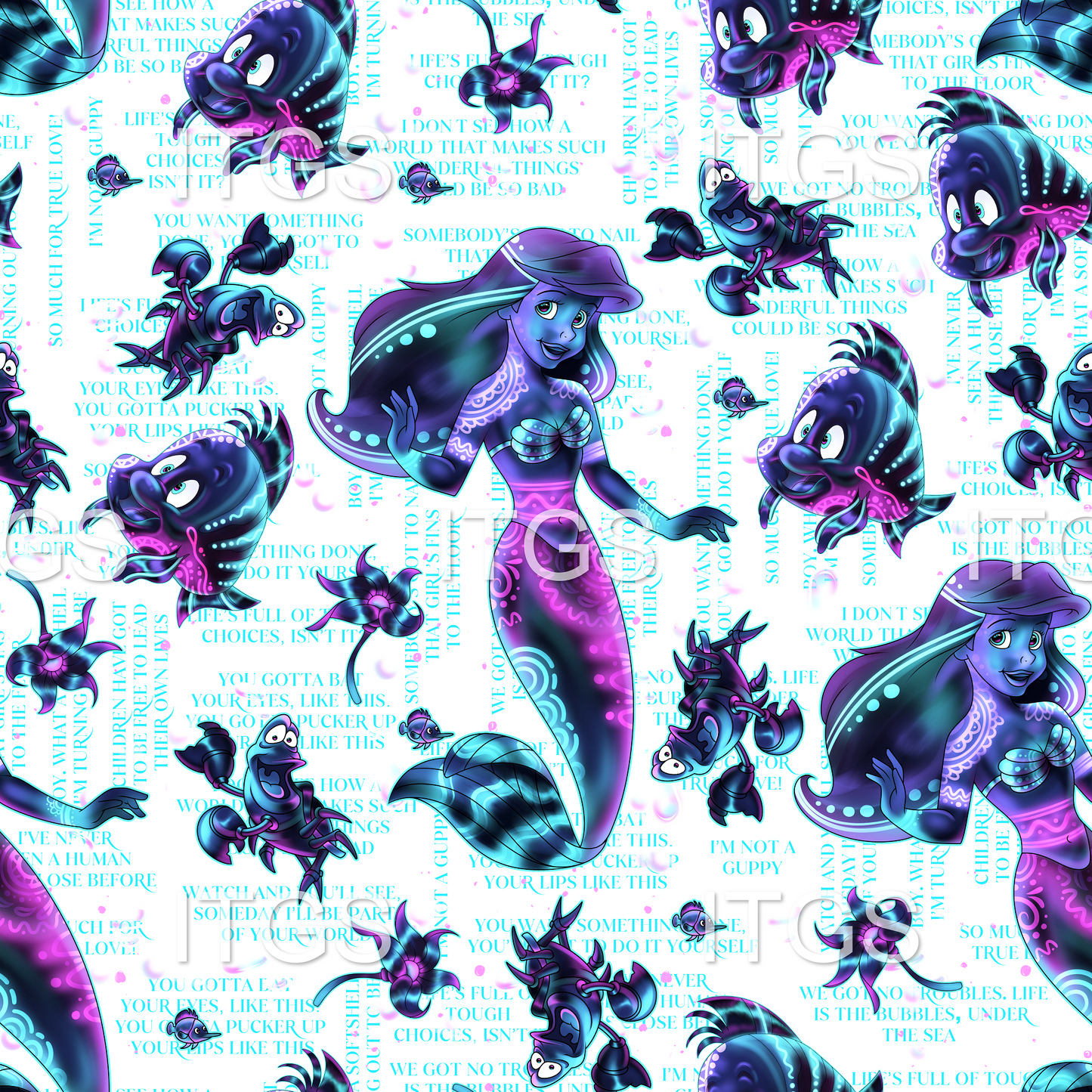 Preorder - Clear Design Scintillating Mermaid