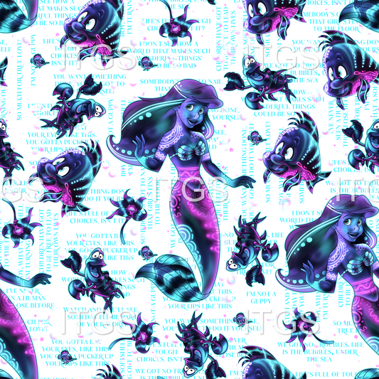 Preorder - Clear Design Scintillating Mermaid