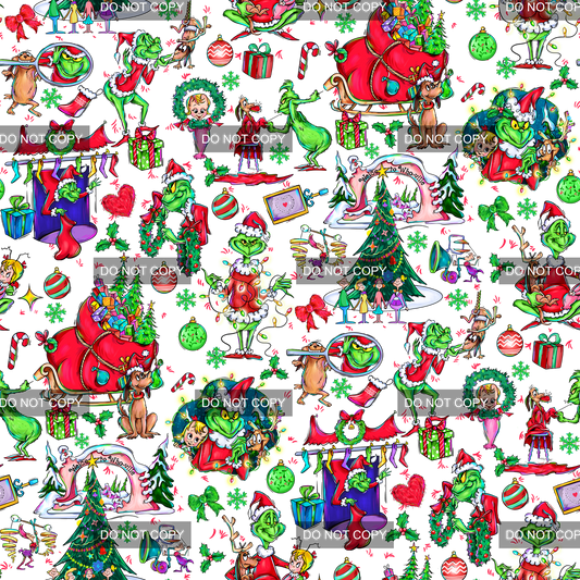 Preorder - Clear Design Green Christmas 2