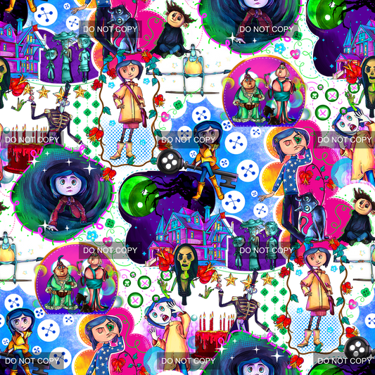 Preorder - Clear Design Button Girl Adventure 2