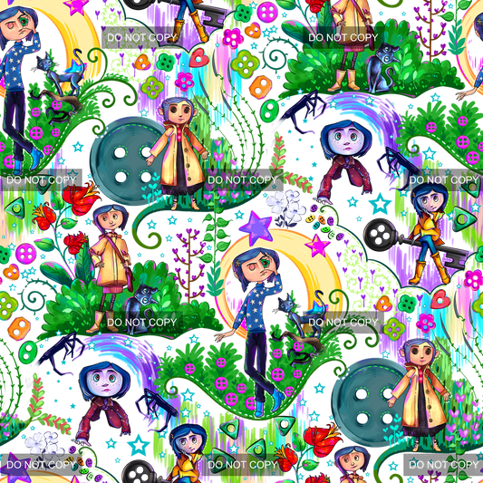 Preorder - Clear Design Button Girl Adventure 3