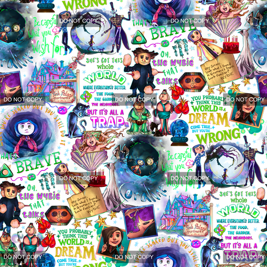 Preorder - Clear Design Button Girl Adventure 4