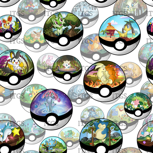 Preorder - Clear Design Poke Ball Heaven 1